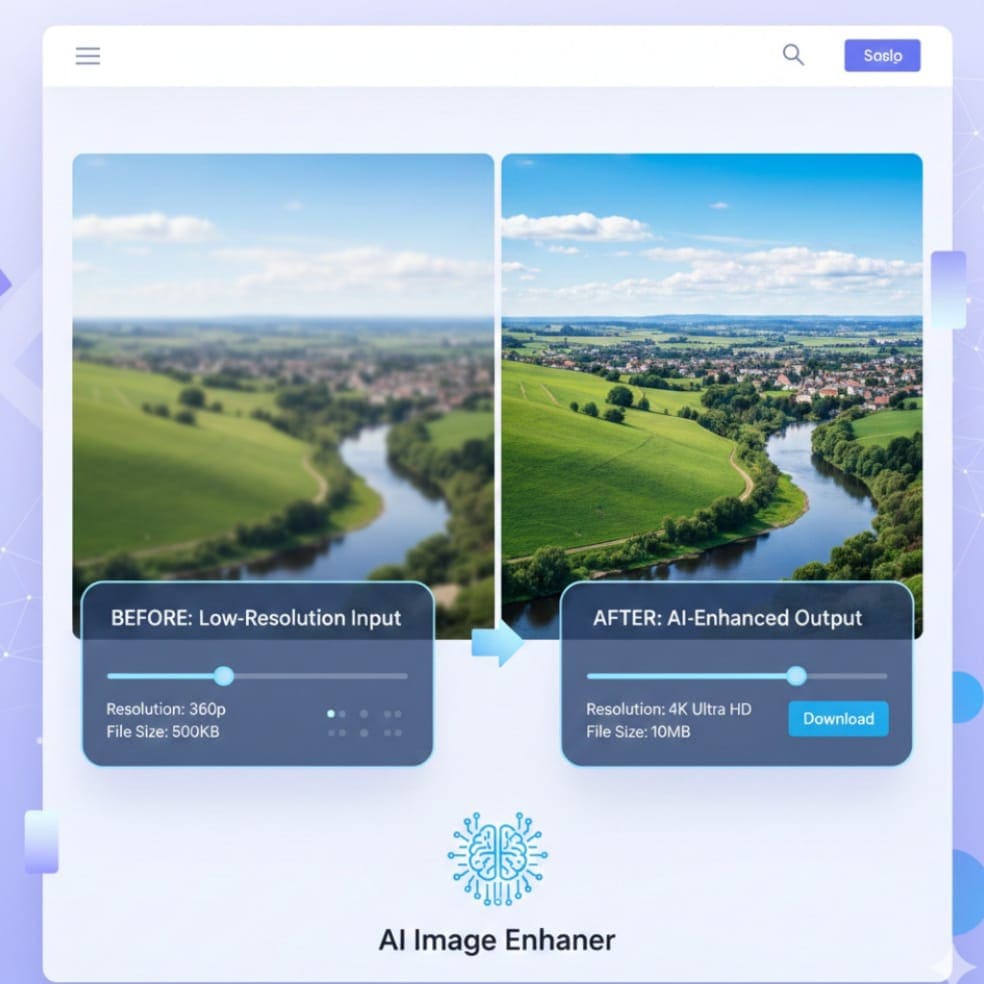 AI Image Enhancer & Photo Quality Upscaler – Instantly Improve Image Clarity Online (Free & Fast)