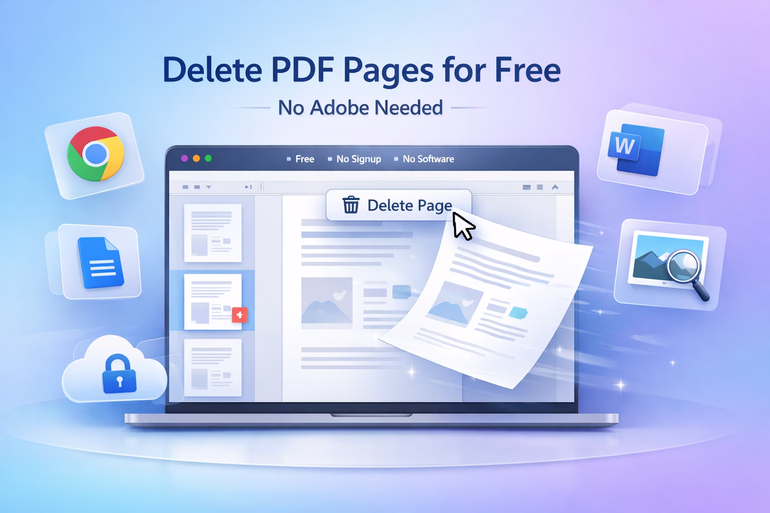 How to Delete a Page from a PDF for Free