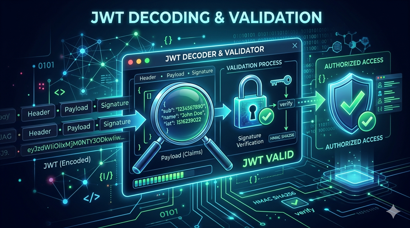 Free JWT Decoder & Validator: Decode, Inspect & Verify JSON Web Tokens Instantly