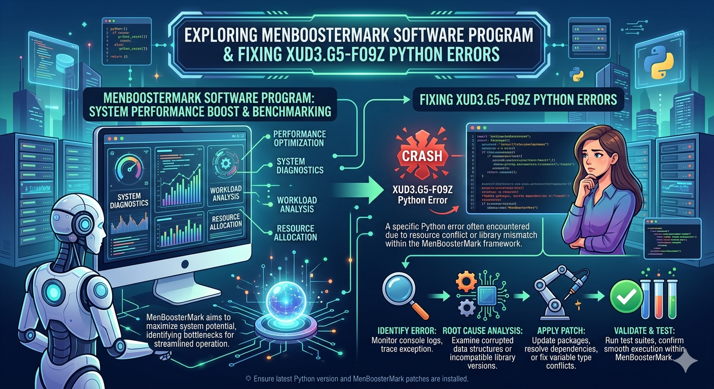 What Is MenBoosterMark Software Program? A Complete Guide + How to Fix XUD3.G5-FO9Z Python Errors
