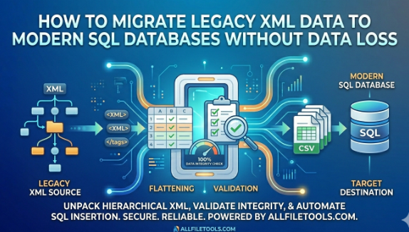 How to Migrate Legacy XML Data to Modern SQL Databases Without Data Loss