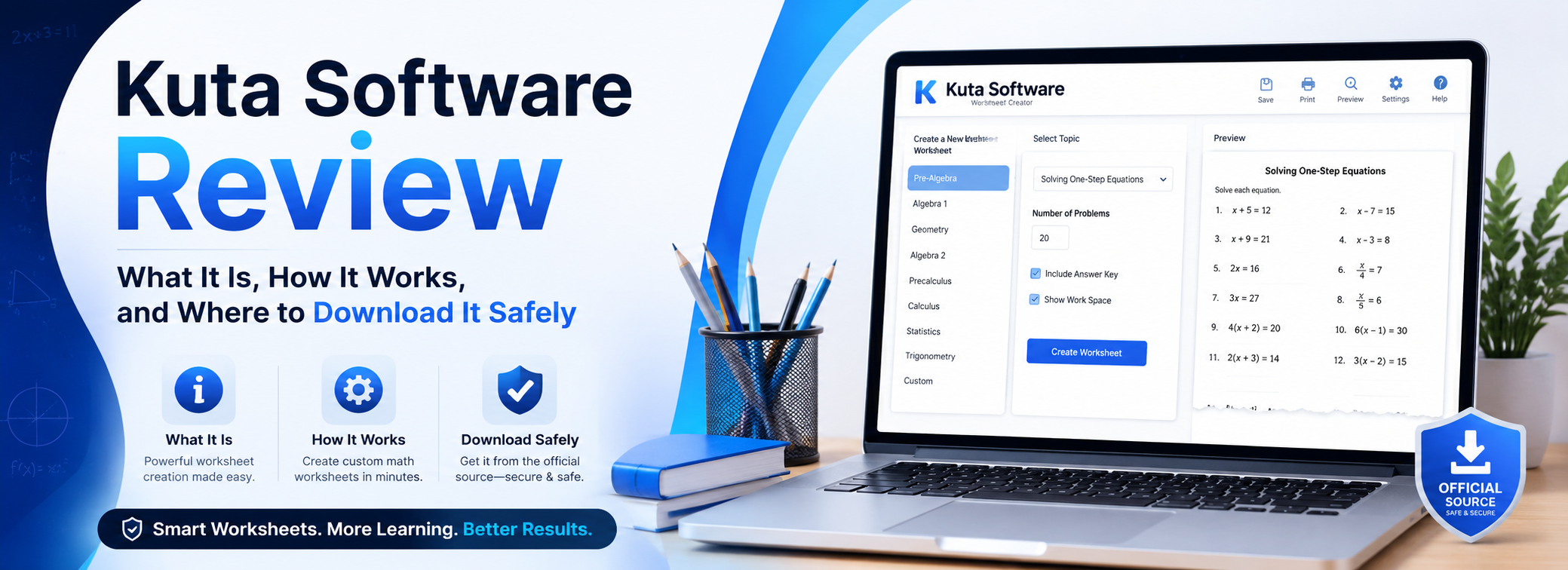 Kuta Software Review — What It Is, How It Works, and Where to Download It Safely