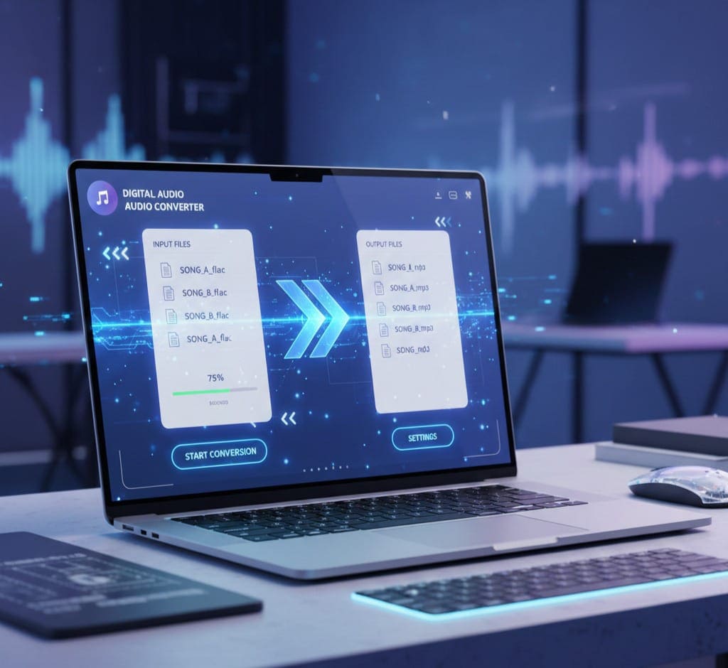 FLAC to MP3 Converter – Convert High-Quality FLAC Audio to MP3 Online (Fast, Free & High Quality)