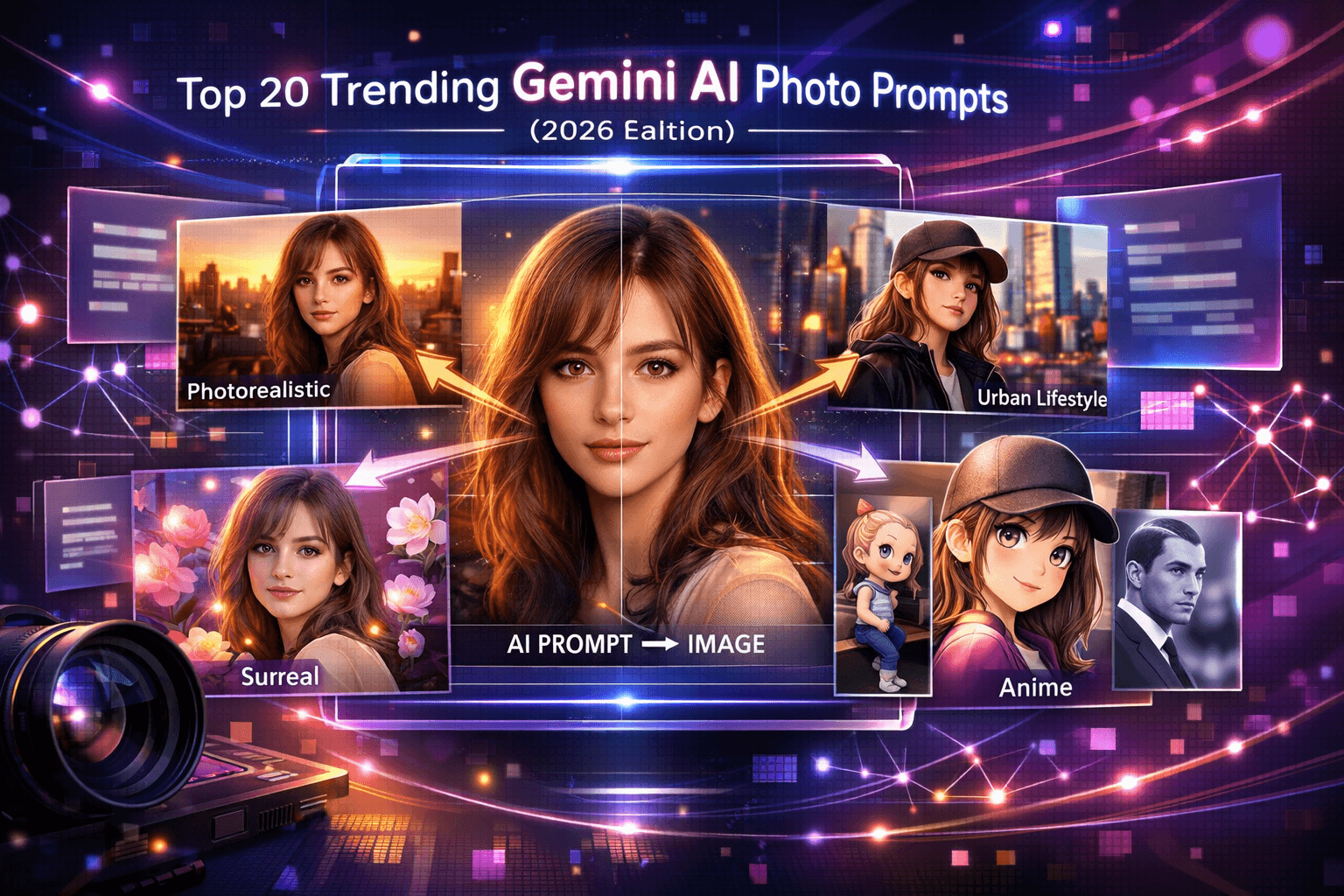 Top 20 Trending Gemini AI Photo Prompts (2026 Edition)